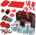 DNA Motoring 25pcs Car Detailing Brush Set, Car Detailing Kit, Interior Kit with Drill Brush Set, Windshield Cleaning Tool, P