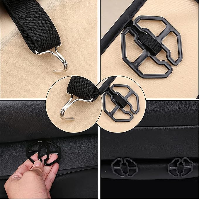 Coverado Car Seat Cover, Front Seat Cover, 2PCS Car Seat Protector, Seat Covers for Cars, Breathable Faux Leather Car Seat Cu