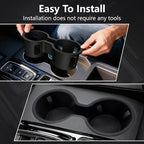 Cup Holder Inserts Compatible with Honda Pilot 2023 2024 2025 Accessories, Non-Slip TPE Center Console Cup Holder Protector Organizer for Honda Ridgeline&Passport 2024 2025 Accessories