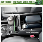 2PCS Center Console Organizer for 2010-2024 Toyota 4Runner Insert Armrest Box and Hanging Storage Tray for 4 Runner Interior Accessories(2PCS Center Console Armrest Box/Fit 10-24)