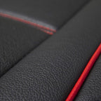 FH Group Front Set Faux Leather Car Seat Cushions - 2 Pack Seat Covers for Cars Trucks SUV, Waterproof, Universal Fit Seat Co
