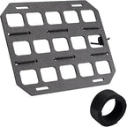 Vehicle MOLLE Panel Car Visor Organizer Storage Rack Rigid Insert Panel for Backpack Tactical Accessories Gear Holder Molle Pouches EDC Gadgets Small Tools Pens Sunglasses