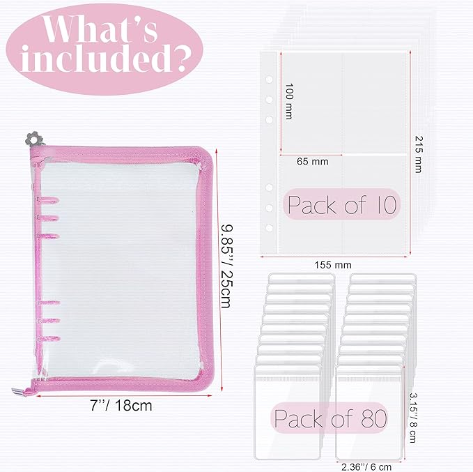 Earring Organizer Case Travel Jewelry Organizer Transparent Jewelry Storage Book for Necklace Bracelet Ring Holder with Small