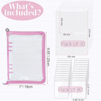 Earring Organizer Case Travel Jewelry Organizer Transparent Jewelry Storage Book for Necklace Bracelet Ring Holder with Small