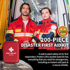 Protect Life Survival First Aid Kit for Home/Business, Camping Survival Kits | Mini Travel First Aid Kit | Camping Equipment 
