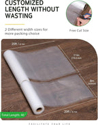 Syntus Vacuum Sealer Bags, 2 Pack 1 Roll 11" x 20' and 1 Roll 8" x 20' Commercial Grade Bag Rolls, Food Vac Bags for Storage,