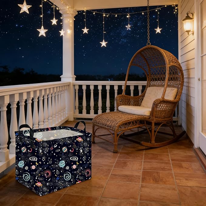 Rectangular Star baskets,Storage Basket,Waterproof foldable laundry basket for Kids,Cute Toys Storage Bin Organizer,Book bins