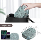 ProCase Travel Size Jewelry Box, Medium Portable Seashell-Shaped Jewelry Case, 2 Layer Jewelry Organizer in PU Leather for Wo