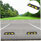 Mikinona Car Parking Stopper for Garage Heavy-Duty Tire Block for Trucks Trailers and Buses Easy to Install Lightweight for Indoor and Outdoor Use Garage Parking Aid