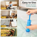 12 Pack Small Travel Vacuum Storage Bags, Portable Vacuum Seal Bags for Clothing Travel with Pump, Space Saver Bag for Luggag