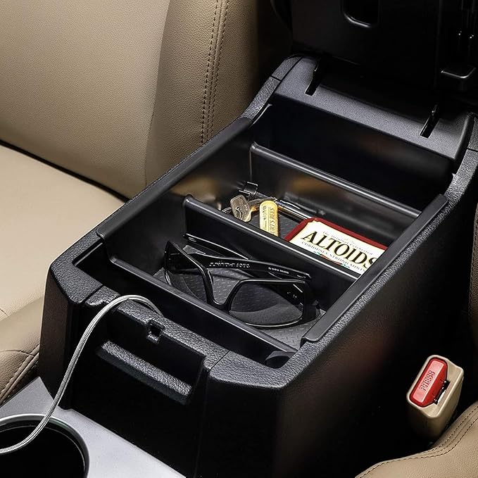 Vehicle OCD - Center Console Organizer Tray for Toyota 4Runner (2010-2024) and Kia Telluride (2020-2026) - Made in USA - SLX124
