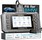 FOXWELL NT510 Pro fit for BMW OBD2 Scanner with 12V Battery Tester, Full System Diagnostic Bi-Directional Control Scanner, All