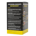 Headlight Restoration Kit – Oxidation & Yellowing Remover with UV Sealant | Wipes + 2000/3000 Sanding Discs + 3” Holder, Glov