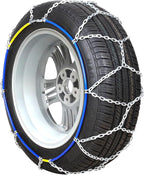 OakTen Set of 2 Passenger Car Snow Chains with Tensioner fits Tire Size 205/65R16 215/50R17 225/50R16 235/45R17 245/35R19