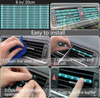 NBTEPEM 27 PCs Aquamrine Bling Car Accessories Set for Women, Steering Wheel Covers Universal Fit 15 Inch, Bling License Plate Frame, Bling Phone Holder, Bling Car Coasters (Aquamrine Diamond)