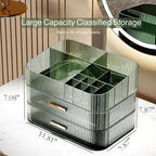 Makeup Organizer for Vanity, Large Desk Organizer with Stackable Drawers for Cosmetics, Skincare, Lipsticks, Palette, Nail Ca