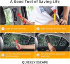 20 Pack Window Breaker and Seat Belt Cutter, Emergency Escape Tool Safety Hammer, Life Saving Survival Kit