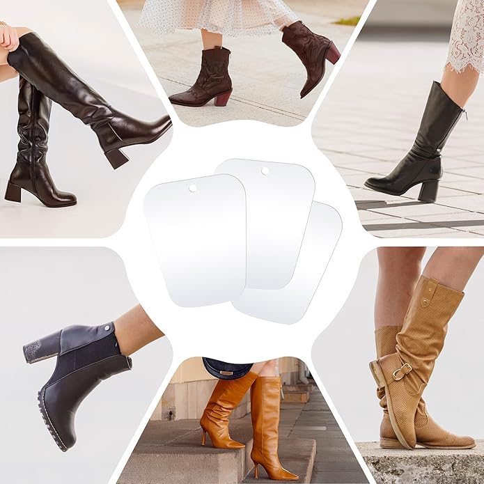 Ruisita 10 Pieces (5 Pairs) Boot Shaper Form Inserts Boots Tall Support for Women and Men