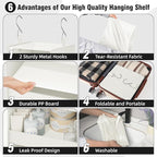 GRANNY SAYS 4-Shelf Hanging Organizer, Closet Hanging Shelves, Closet Hanging Storage Organizers, Organization for Bedroom, L