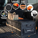 KEEPER Extra Large Car Trunk Organizer, 70L, Multi-Compartment Collapsible Car Organizers and Storage, Non-Slip Bottom,