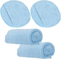 Leather CPR Microfiber Applicator Sponge (2) & 2 pcs 16in Towels - Use for Applying Conditioner and Cleaner to Car Interiors 