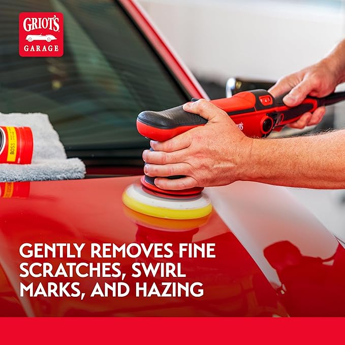 Griot's Garage BOSS Perfecting Cream for Car Polishing and Detailing, Light Polish, Fine Scratch, Swirl Remover for Vehicles, 16oz
