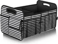 Femuar Car Trunk Organizer,Car Storage Organizer with 72L Large Capacity Waterproof Collapsible and 11 Pockets,Trunk Organizer for Car