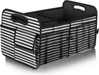 Femuar Car Trunk Organizer,Car Storage Organizer with 72L Large Capacity Waterproof Collapsible and 11 Pockets,Trunk Organizer for Car
