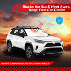 ARISMOTOR Windshield Sun Shade for Toyota RAV4 2019-2025 2026, Custom Fit Foldable Front Window Sunshade Sun Visor Protector, Block UV Rays Keep Your Car Cooler