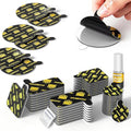 Extreme Env. Double Sided Sticky Pads for Dash Cam Mount - Outdoor Heavy Duty Strong Mounting Tape Waterproof Heat Resistant, 36Pcs 1’’ & 2’’ Adhesive Tape for Car Phone Holders