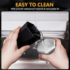 Car Trash Can with Lid - 2-Pack, Interior Accessories for Vehicles, Leakproof Garbage Can with 30 Detachable Trash Bags, Multipurpose Organizers and Storage Solutions for Home and Office