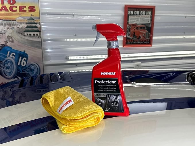 Mothers Protectant, 1 gal. – Long-Lasting UV Protection for Rubber, Vinyl & Plastic, Shields Dash, Trim, Bumpers & Tires from