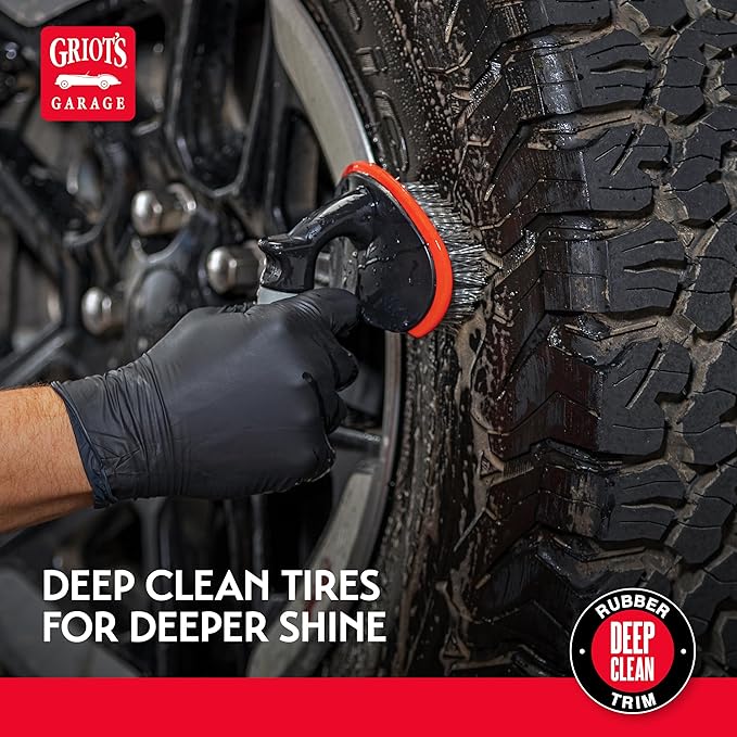 Griot's Garage Rubber Cleaner for Car Cleaning and Detailing, Works on Tires, Trims, and Moldings 11136, 35oz