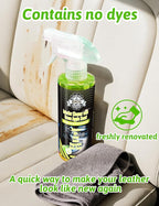 Kingvo Interior Car Cleaner, Car Seat Cleaner Cleaning Kit Carpet Shiny Stuff Deep Cleans Rubber Floor Mat Truck,Green Apple 