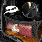 Double-Layer Trunk Cargo Elastic Net for SUV, 35x11 Stretch to 65x25 for Car Organizer Heavy Duty with Hooks