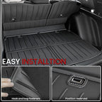 Cargo Liner Backrest Mats for Honda CRV 2026 2025 2024 2023 Car Mat Accessories, All Weather TPE Trunk Cargo Liner SeatBack Mat for CR-V Gas Hybrid(Backrest Mats+Trunk Mat)