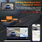 4K Dash Cam Front and Rear Camera with AI(ADAS), Dash Camera for Cars Built-in 5.8G WiFi GPS, 3.2" IPS Screen Dash Cam with 2