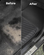 CreekT® for Ford F150 & Bronco Floor Mats 1980-1996, for F250/F350 1980-1997 All Weather Floor Mats, Custom Fit for Ford F-150 & Bronco, 2-Piece Front Set Rubber Heavy Duty Classic Truck Accessories