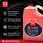 Griot's Garage Rubber Cleaner for Car Cleaning and Detailing, Works on Tires, Trims, and Moldings 11137, One Gallon