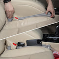 Car Seat Gap Filler Set of 2, 3IN1 Seat Side Gap Filler Plug with Storage Slot & Hook Function, Soft Foam Universal Fit Car SUV Truck Fill Gap Between Seats Console Organizer（Standard L Gray）