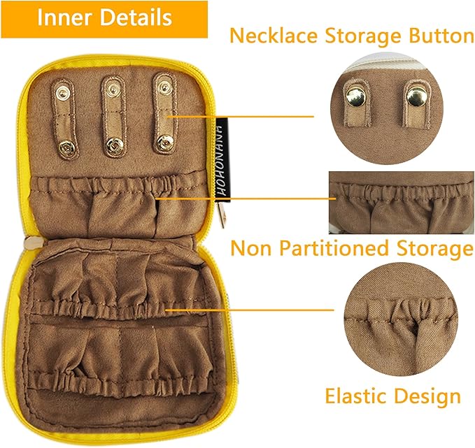 Travel Jewelry Case Small Jewelry Organizer Purse Jewelry Bag Women Christmas Gifts Jewelry Purse for Bracelet Rings Earring 