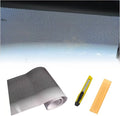 Car Windshield/Rear Window Sunshade Film - Static Cling & Reusable | Heat & UV Blocking | Gradient Black Design | 78.7" x 6" Universal | Tools Included (1 PCS)