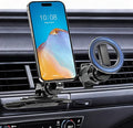 EEEKit Magnetic CD Slot Phone Holder for Car, 20 N52 Strong Magnets Vent Mount, Adjustable CD Slot Car Mount Compatible with iPhone 12-17 Series MagSafe Cases and Smartphones