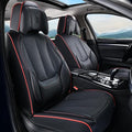Coverado Universal Seat Covers Full Set, Universal Seat Covers for Cars, Waterproof Nappa Leather Car Seat Covers with Head P