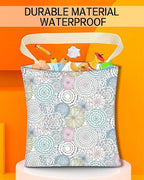 Car Trash Can, Durable Hanging Car Trash Garbage Bag, Cute Automotive Garbage Cans Organizer, Colorful Mandala Pattern