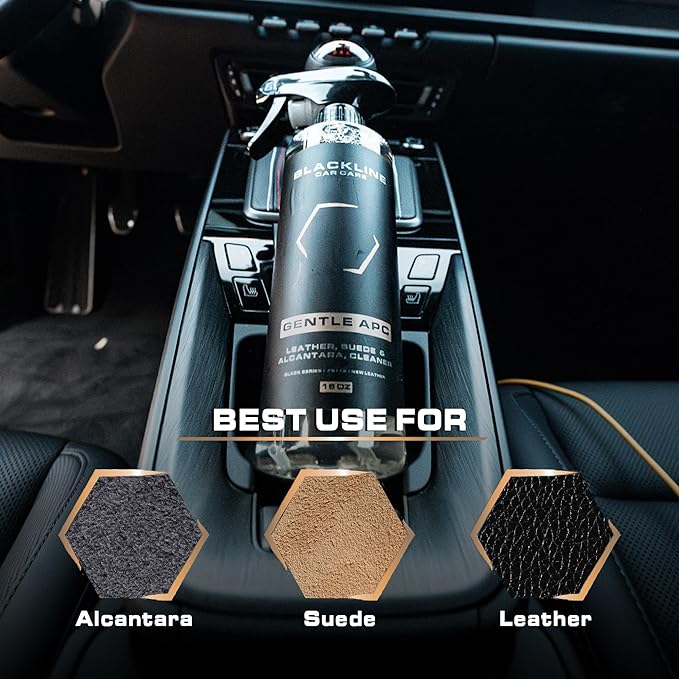 Blackline Car Care - Gentle APC - Streak free total Interior Cleaner and Protectant, Safe for Cars, Motorcycles & More. 16 fl