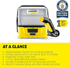Kärcher OC 3 Plus Mobile Outdoor Cleaner, 1.8 gal. Water Tank, Spray Gun and Hose, Battery Operated, for on-The-go Cleaning, 72 PSI