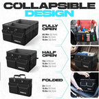 FORTEM Trunk Organizer For SUV Car Trunk Organizer, Foldable Storage, Car Accessories for Women Men, Collapsible Bag, Perfect C