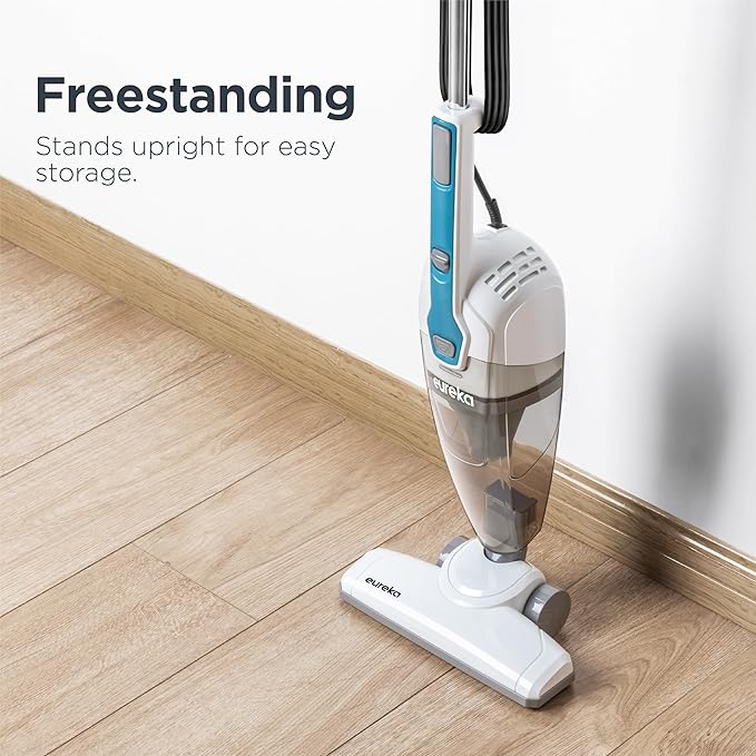 Eureka Corded Stick Vacuum Cleaner for Home Pet Hair, Lightweight Stick Vacuum Cleaner with Powerful Suction for Carpet Tile 