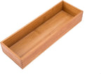 Bamboo Drawer Oragnizer Box, Kitchen Seasoning Organizer Tray, Tableware Knife Fork Organizer Box, Home Drawer Sorting Box, B